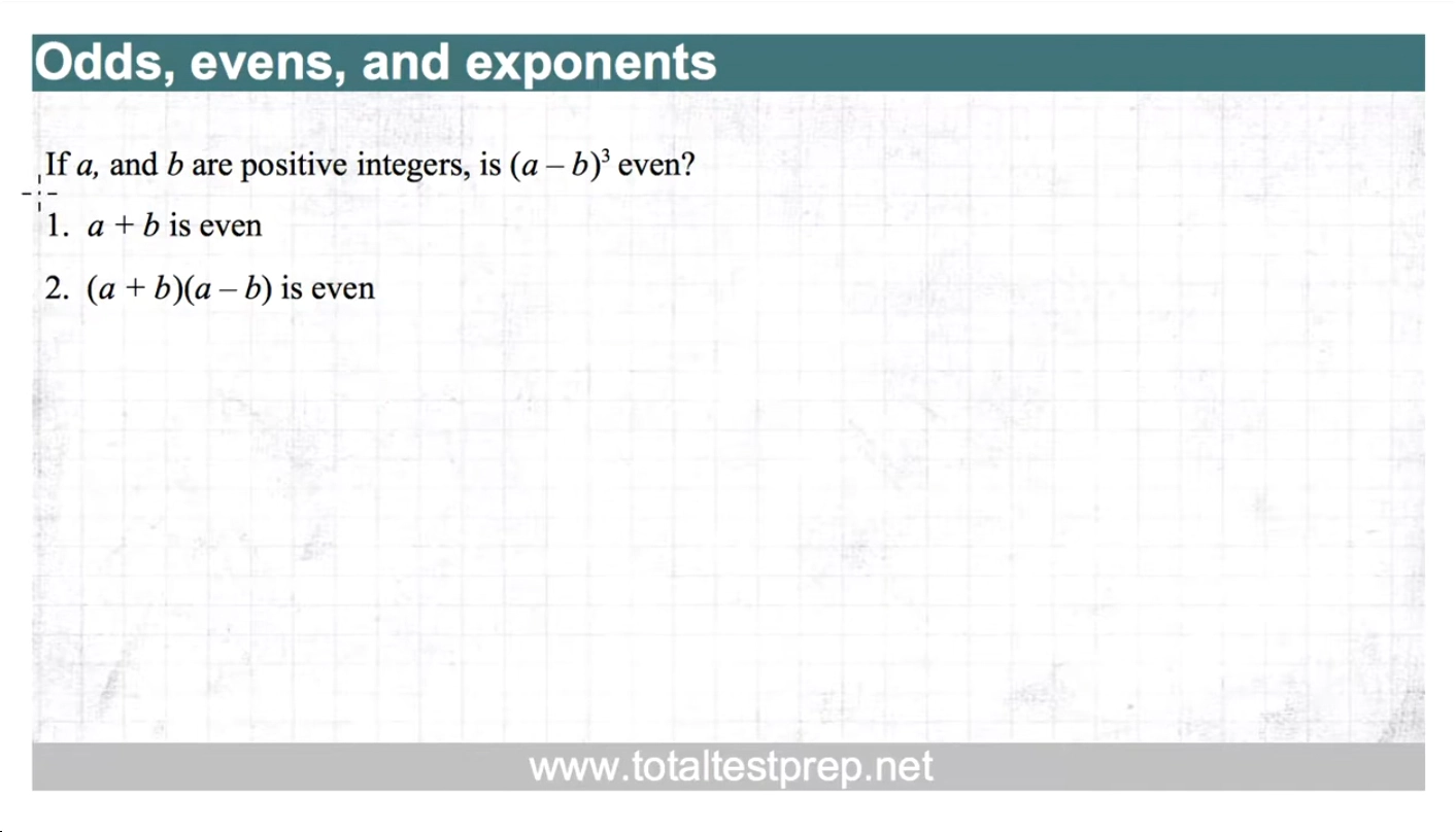 Read more about the article Odds, evens, exponents